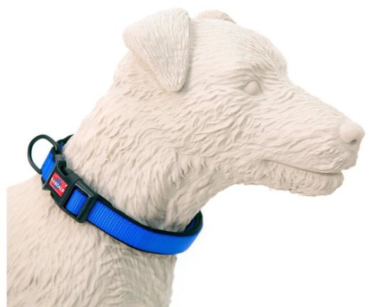 COLLAR ACOLCHADO AZUL M