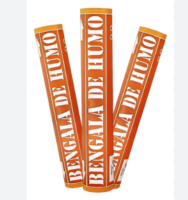 BENGALA DE HUMO NARANJA PARTY STORE x1u