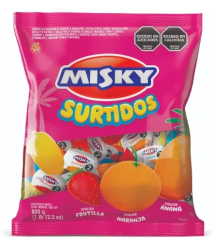 CARAMELO MASTICABLE MISKY x 800gr