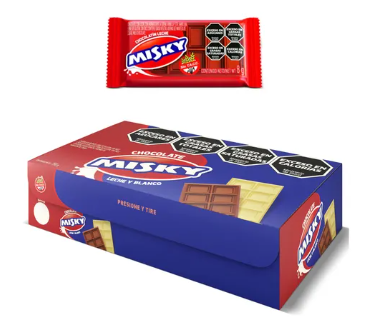 CHOCOLATIN MISKY CON LECHE ARCOR x20un. 13095