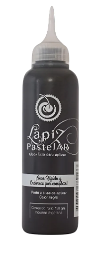 GLASE LISTO LAPIZ PASTELAR NEGRO 130gr.