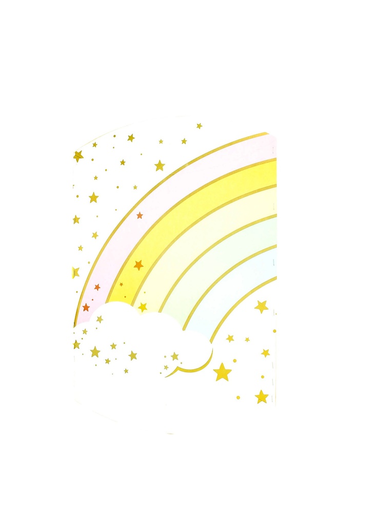 PIÑATA CARTON ARCO IRIS x1 GM 9463