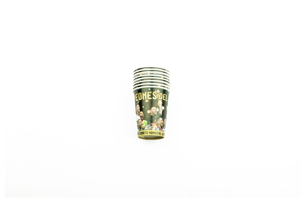 VASO POLIPAPEL SELECCION ARGENTINA 240cc x8 C.O