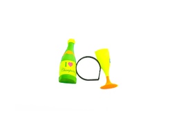 VINCHA PLASTICA CHAMPAÑA