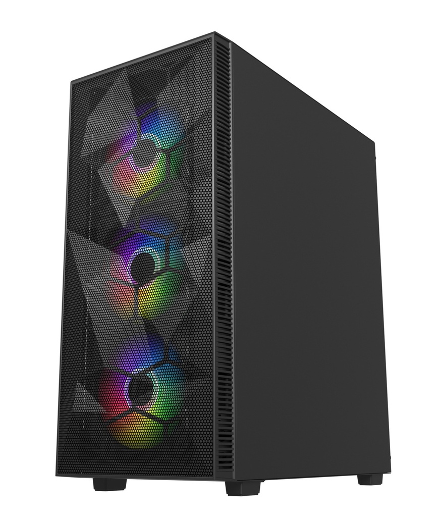 Gabinete TALIUS Ares 6 Fans Vidrio Templado + Mesh