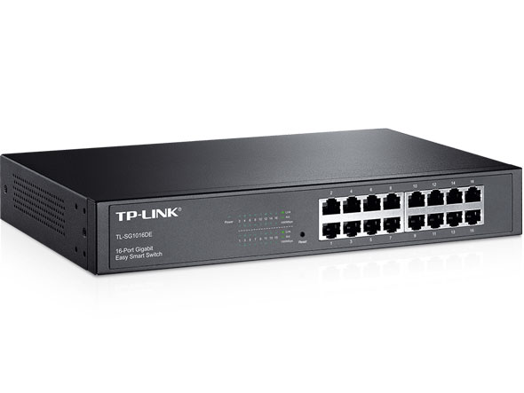 Switch TP LINK TL-SG1016DE 16 Ports Giga Smart Racks/Desktop