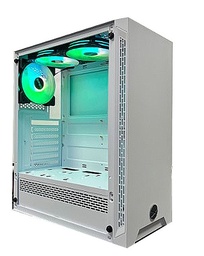 Gabinete SAIKANO TX3 Snow 3 Fans RGB Controler SET