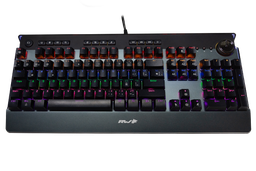 Teclado SAIKANO K72 Mecanico RGB Cableado Aluminio